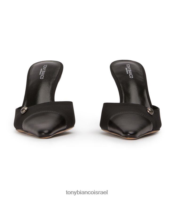 עקבים נמוכים | נשים שחור גרוס/קומו שחור Tony Bianco ערימת עקבים 8BNR8T259